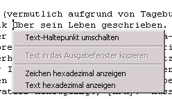 HexCodeMenu